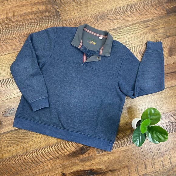 ORVIS Men’s 1/4 zip signature sweatshirt - Picture 1 of 6